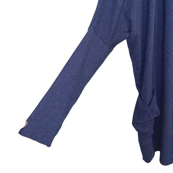 Pact Airplane Wrap Open Cardigan Organic Cotton‎ Sweater Blue Size L/XL - Picture 3 of 7